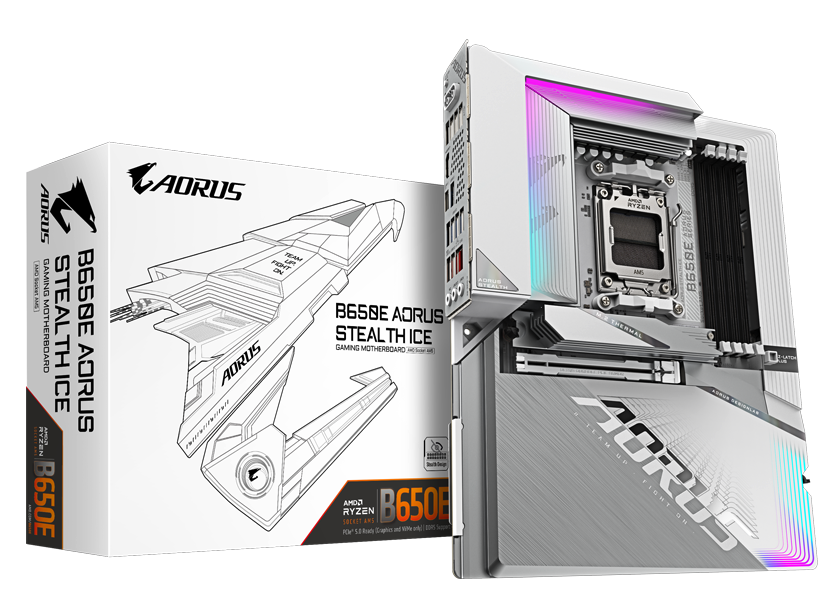 Bo Mạch Chủ Mainboard GIGABYTE B650E AORUS STEALTH ICE