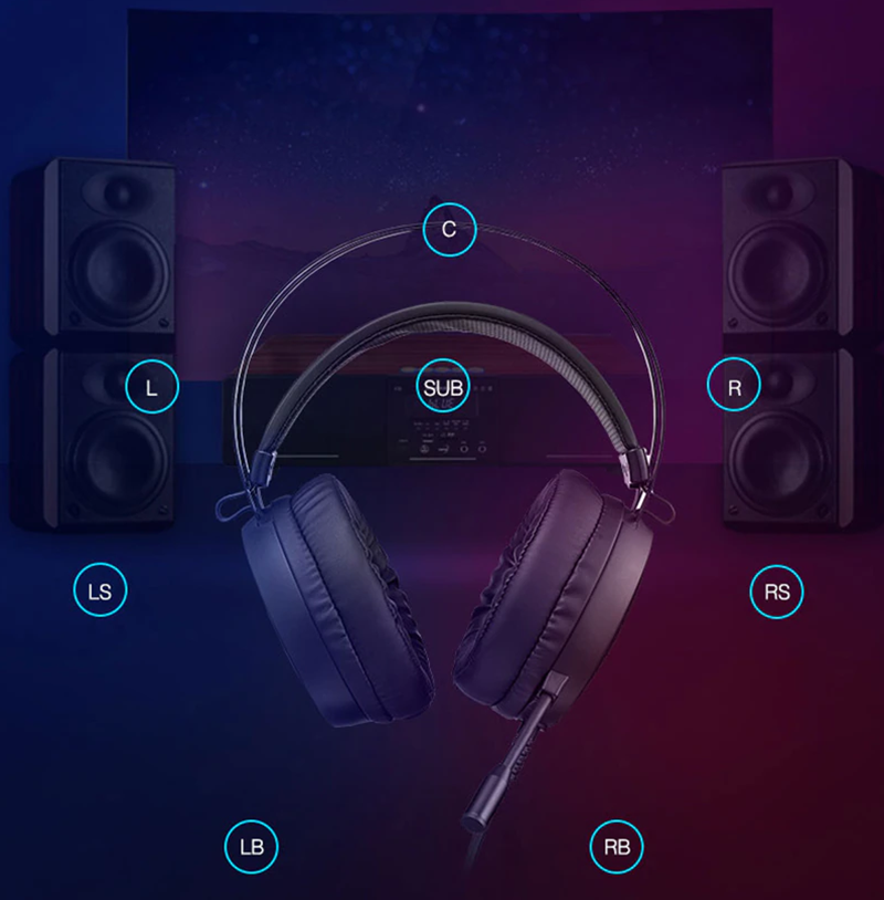 Tai nghe gaming Rapoo VH310 cho âm thanh sống động