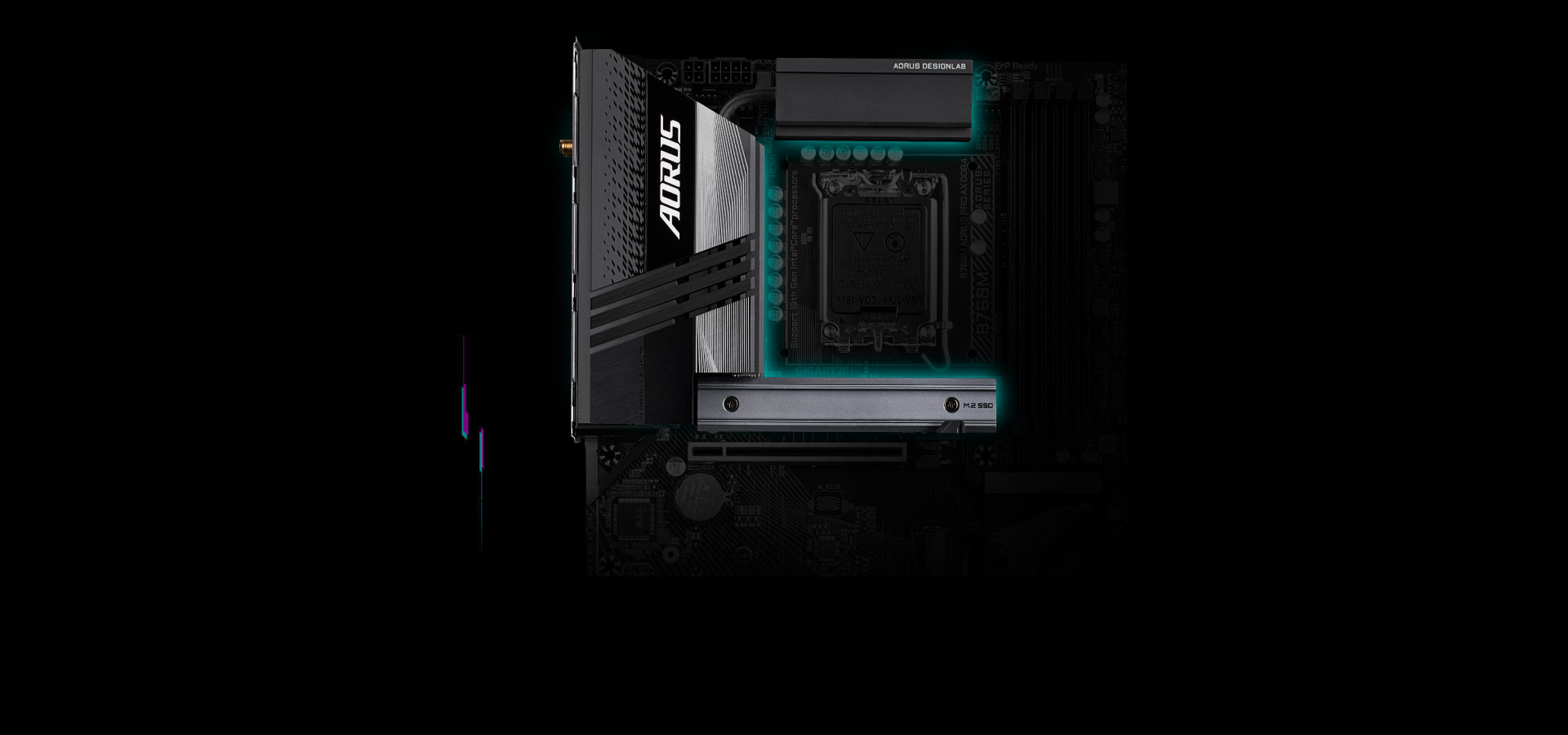 Bo Mạch Chủ Gigabyte B760M AORUS PRO AX DDR4 (M.2, HDMI, DP)