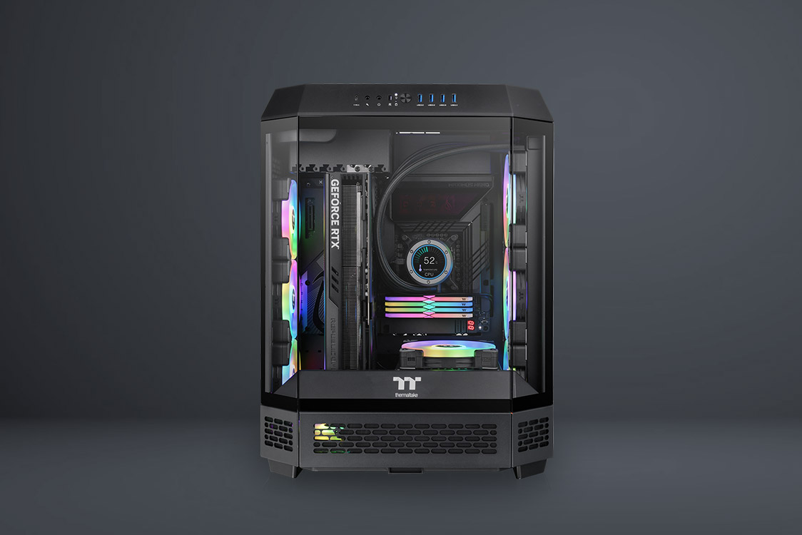 Vỏ Case Máy Tính Thermaltake Tower 600 Mid Tower Chassis ATX Black