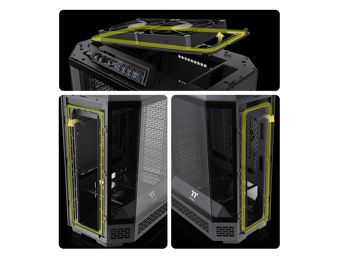 Vỏ Case Máy Tính Thermaltake Tower 600 Mid Tower Chassis ATX Black