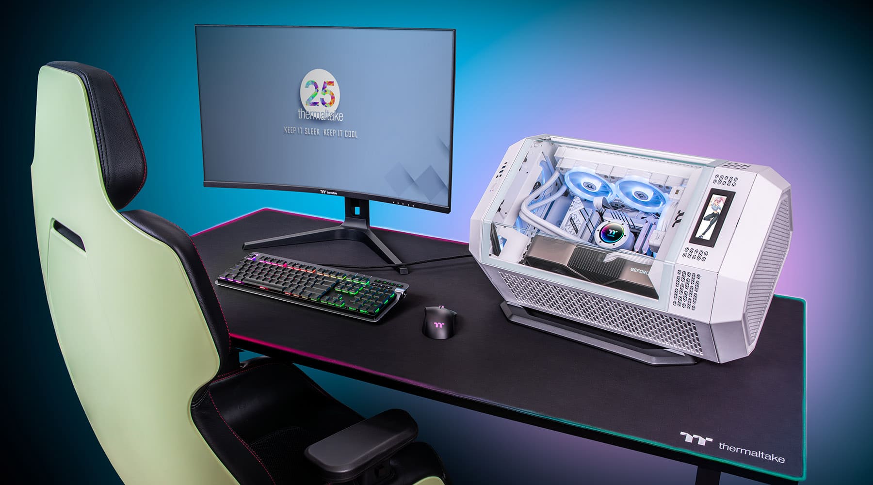 Vỏ Case Máy Tính Thermaltake Tower 600 Snow Mid Tower Chassis White ATX