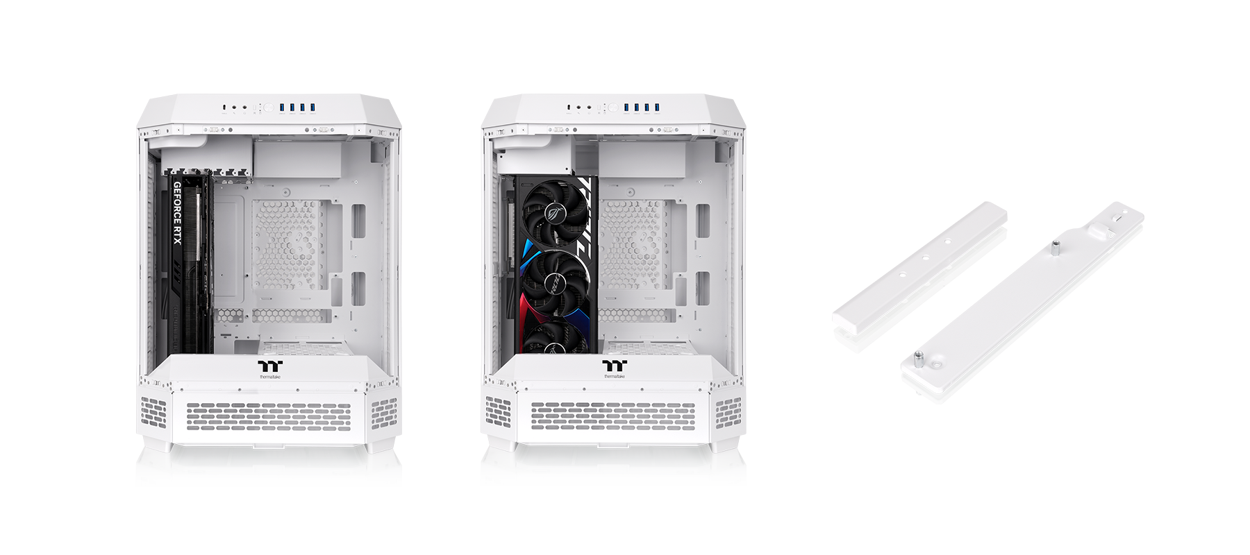 Vỏ Case Máy Tính Thermaltake Tower 600 Snow Mid Tower Chassis White ATX