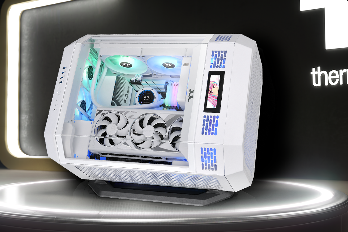 Vỏ Case Máy Tính Thermaltake Tower 600 Snow Mid Tower Chassis White ATX