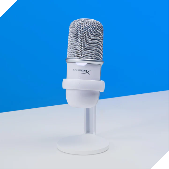 Thiết bị thu âm HP HyperX Solocast Black/White USB Microphone