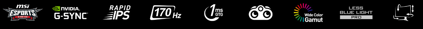 Màn Hình Gaming MSI G274QRFW 27 inch WQHD IPS 170Hz 1ms GTG