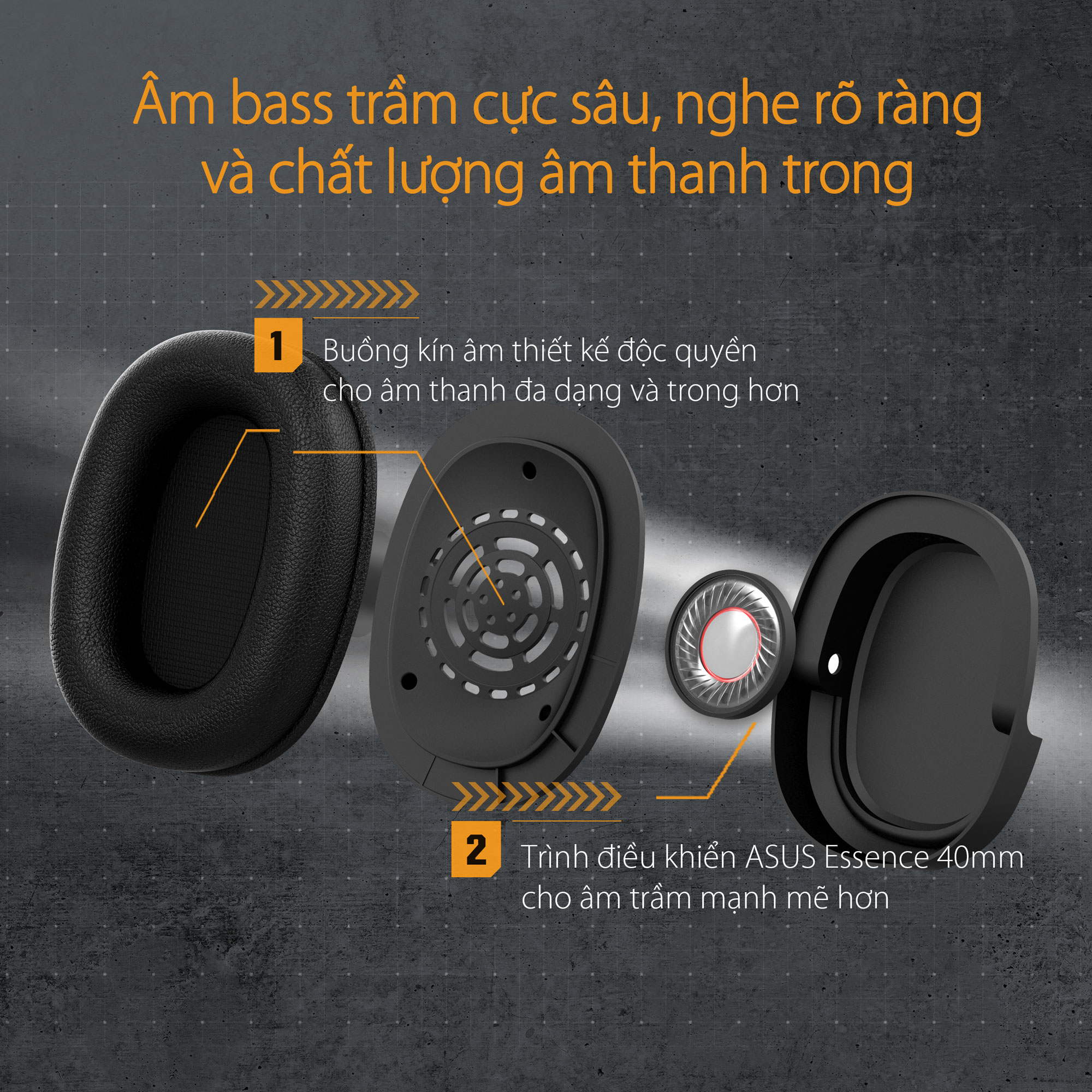 Tai nghe Asus TUF Gaming H1