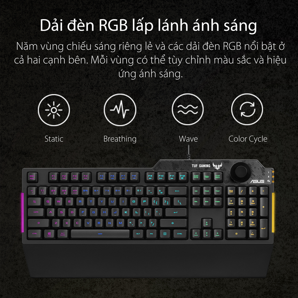 Bàn phím ASUS TUF Gaming K1
