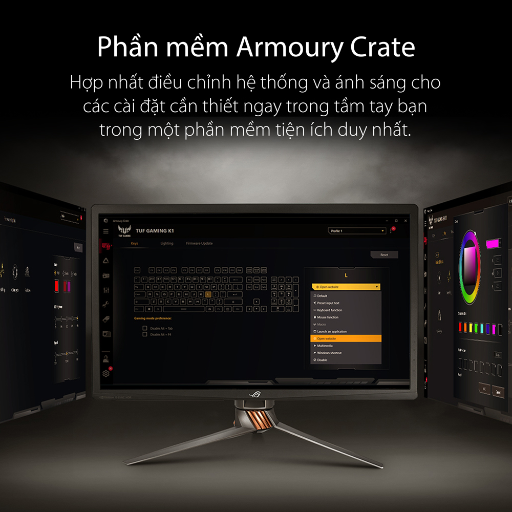 Bàn phím cơ Asus TUF GAMING K3 (Red)