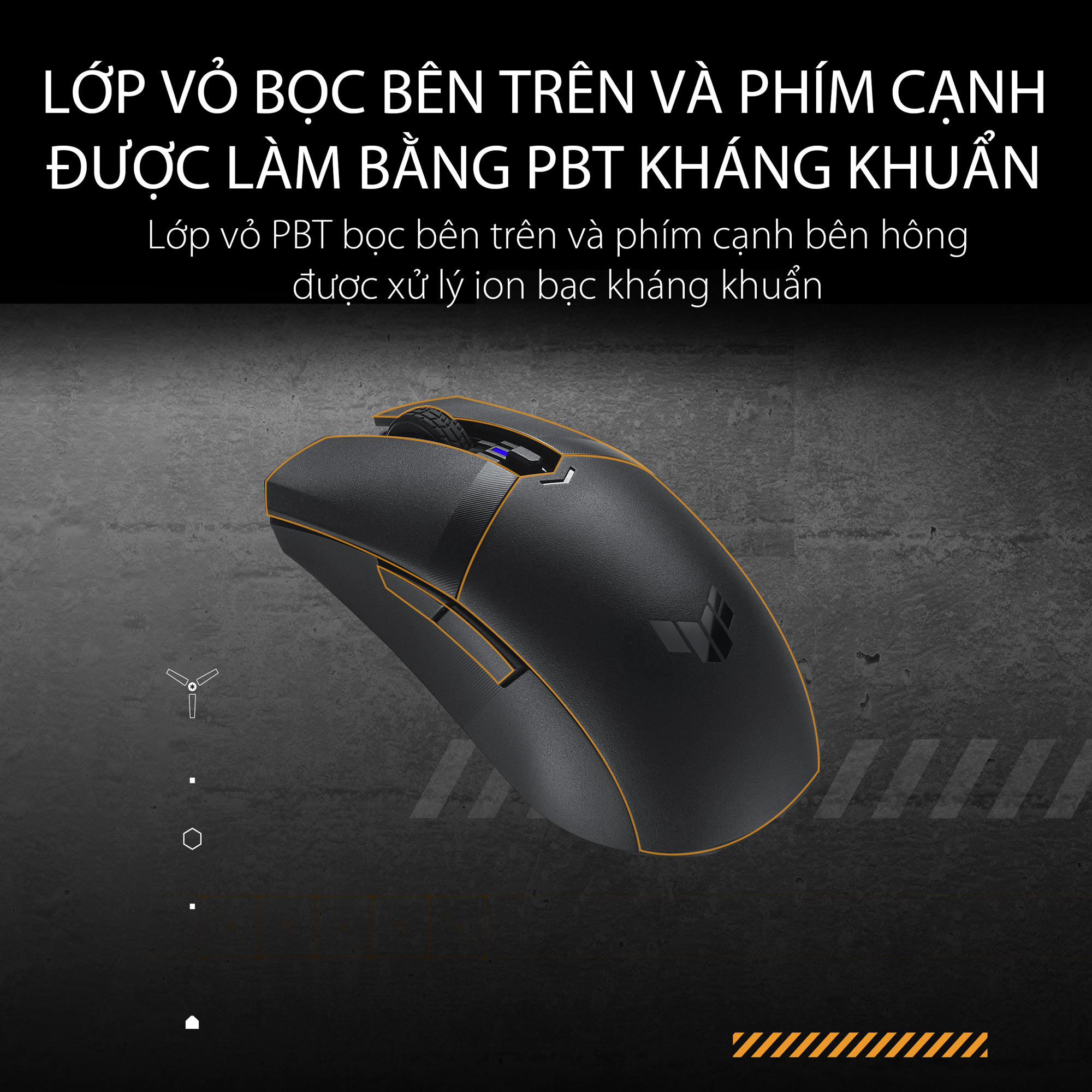 Chuột Gaming Asus TUF M4 Wireless