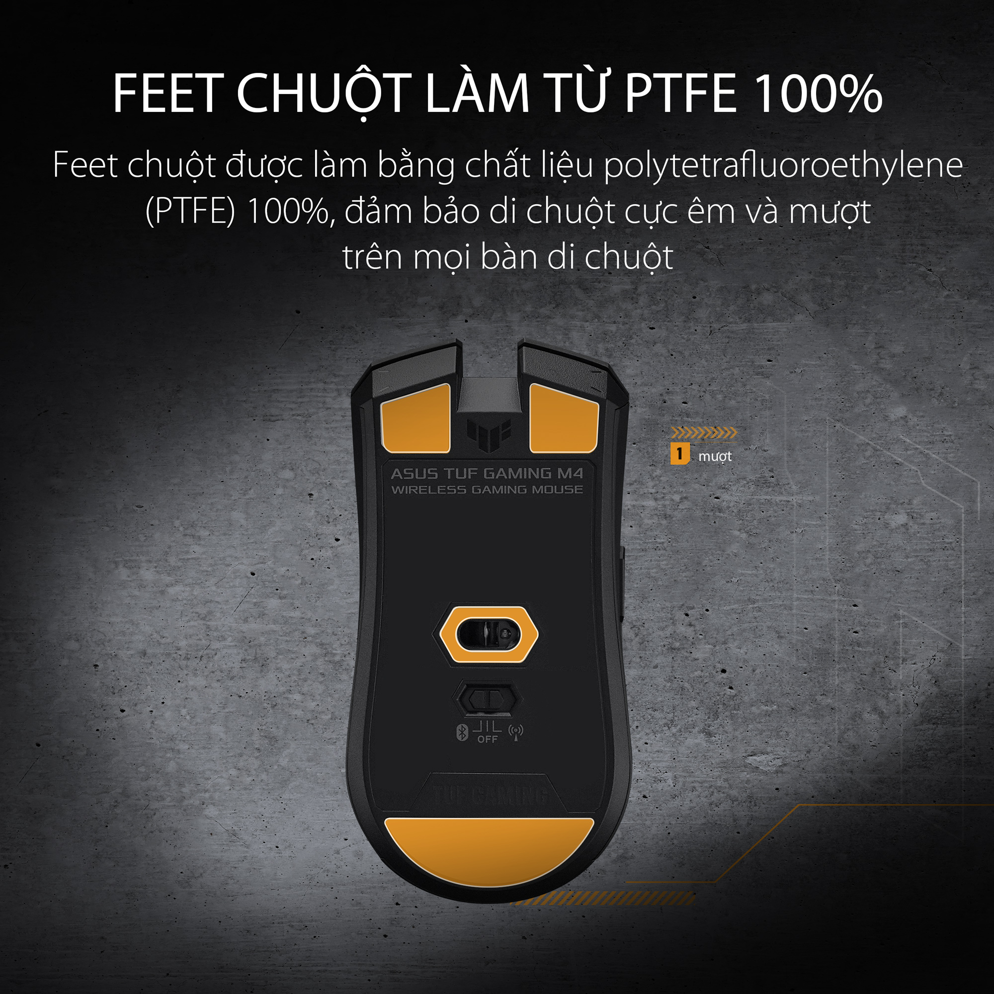 Chuột Gaming Asus TUF M4 Wireless