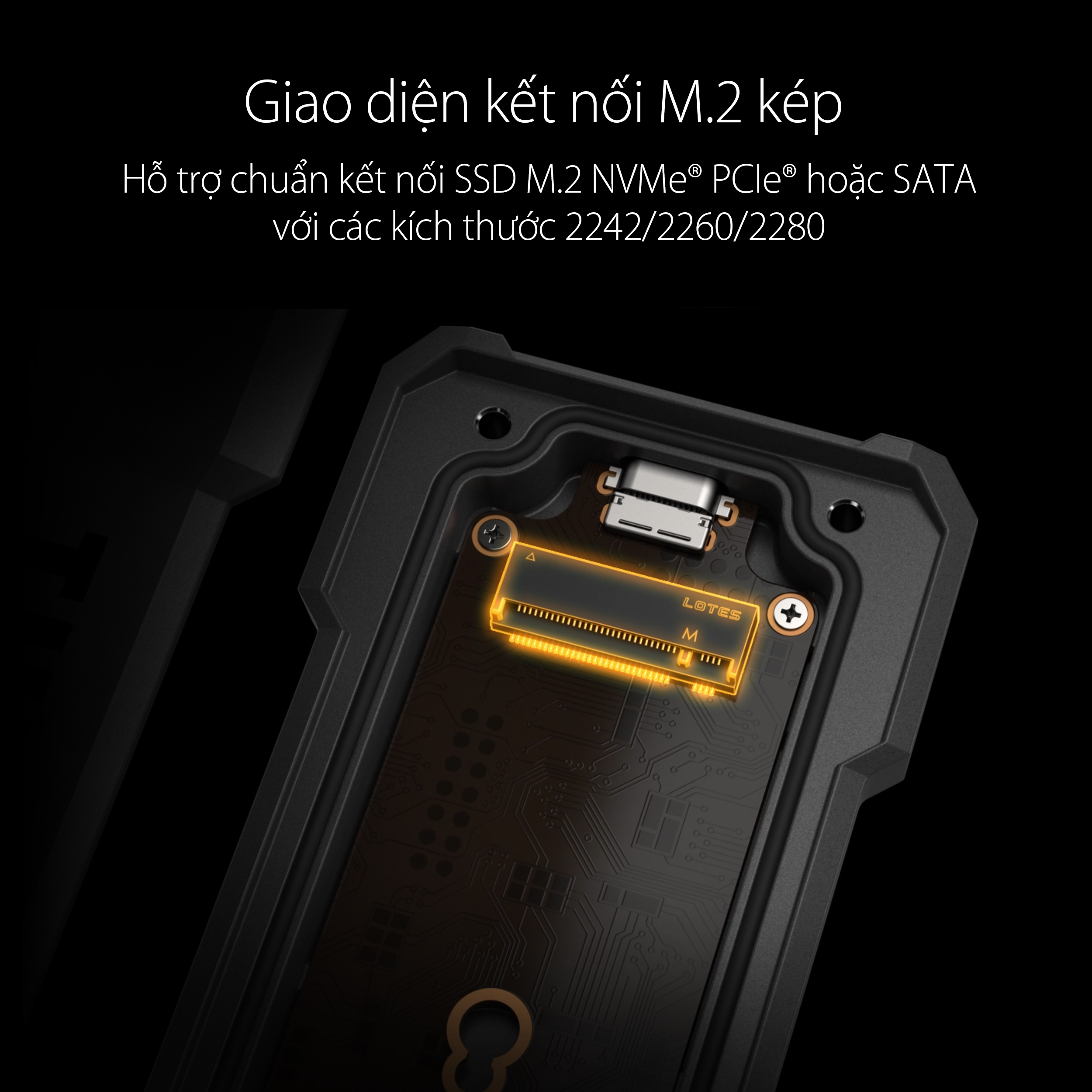 Box ổ cứng kèm SSD 1TB Asus TUF Gaming AS1000 