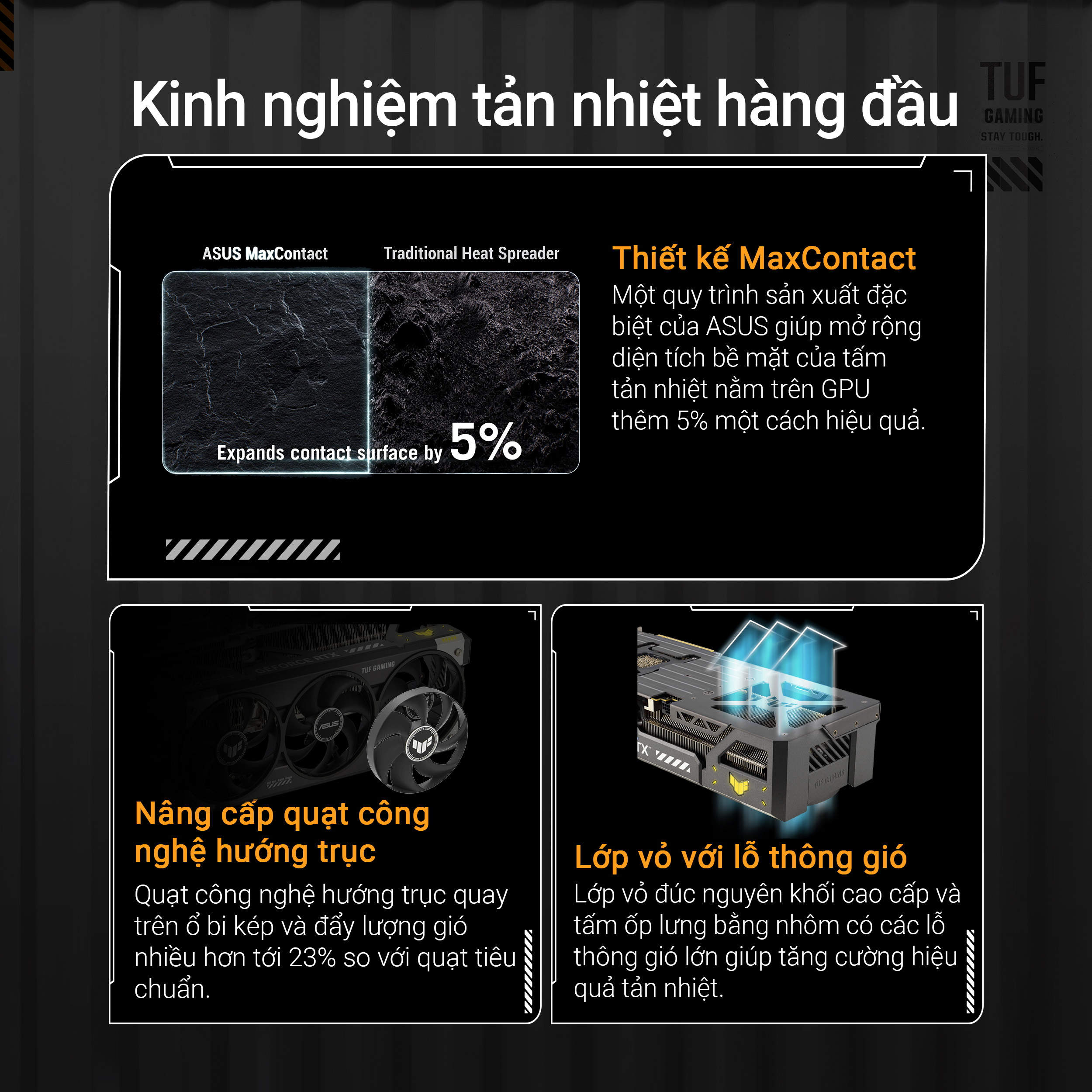 Card Màn Hình ASUS TUF Gaming GeForce RTX 5070 Ti 16GB GDDR7