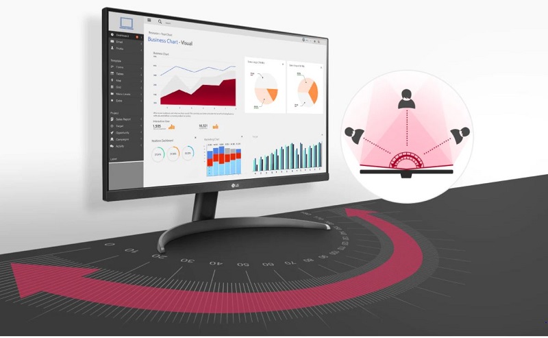 Màn Hình đồ hoạ LG 24QP500-B.ATV 24 inch 2K IPS 75Hz