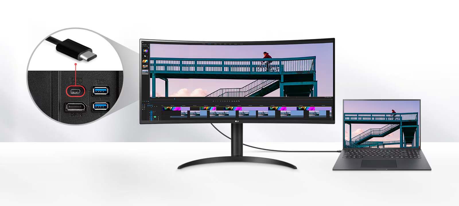 Màn Hình LG UltraWide 34WR55QC-B.ATV 34 inch QHD VA 100Hz