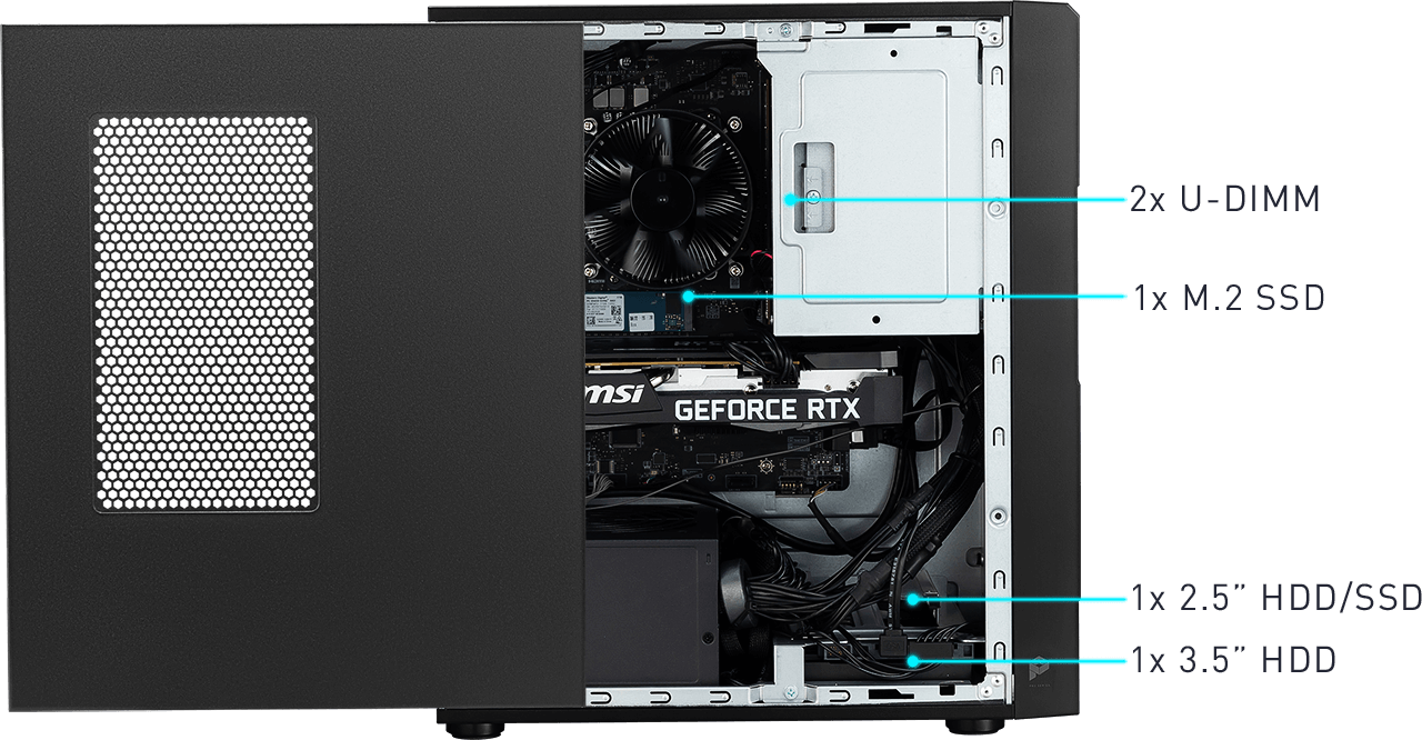 Máy tính để bàn MSI PRO DP180 14M i5 14400 | 16GB RAM | 512GB SSD
