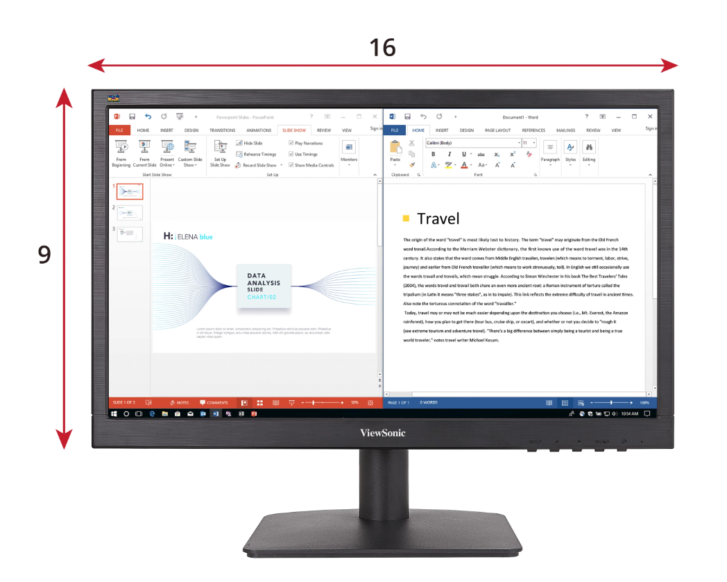 Màn Hình ViewSonic VA1903H-2 19 inch HD TN 60Hz (HDMI, VGA)