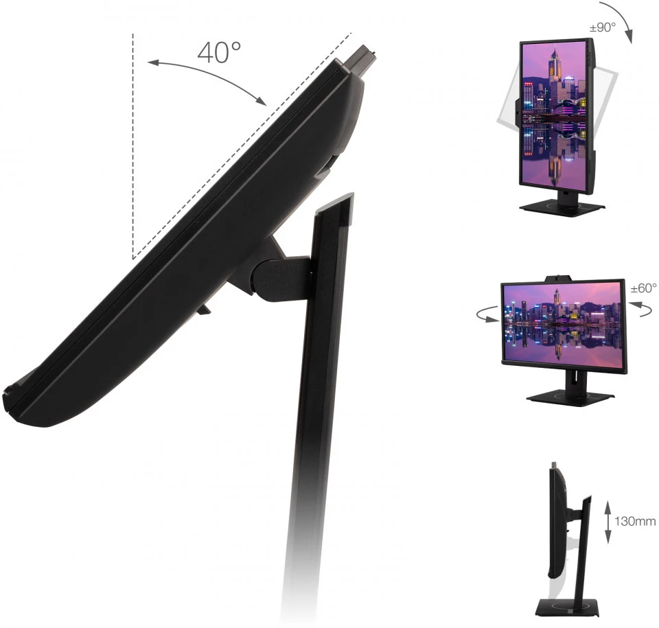 Màn Hình tích hợp Webcam ViewSonic VG2440V 24 inch FHD IPS 60Hz