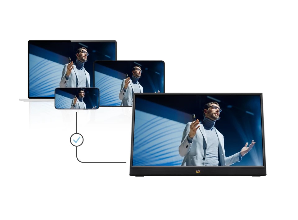 Màn Hình Di Động ViewSonic VA1655-3 16 inch FHD IPS 60Hz
