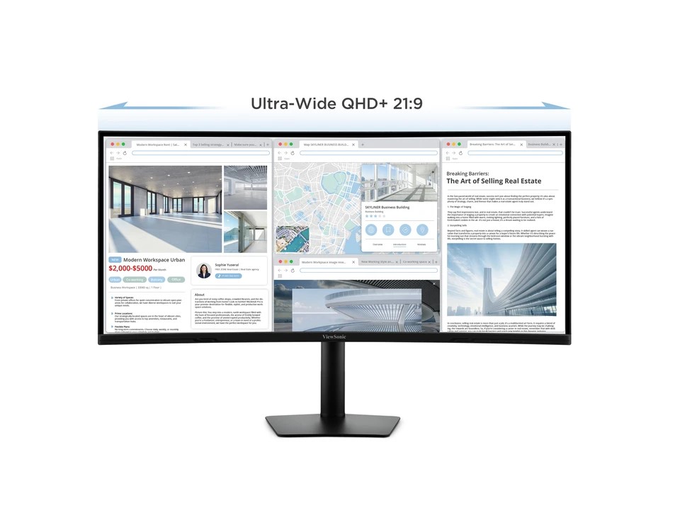 Màn Hình Cong ViewSonic VA3820C 38 Inch UWQHD IPS 75Hz 5ms