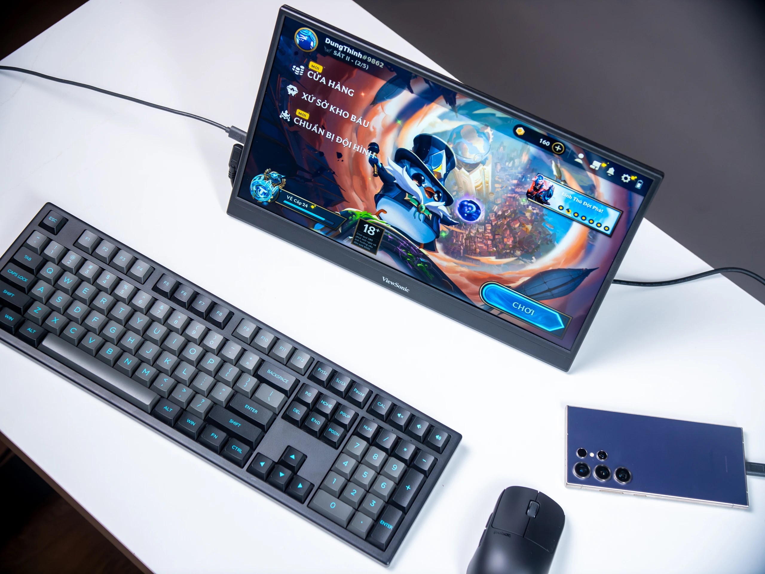 Màn Hình Di Động ViewSonic VX1654 16 inch FHD IPS 144Hz