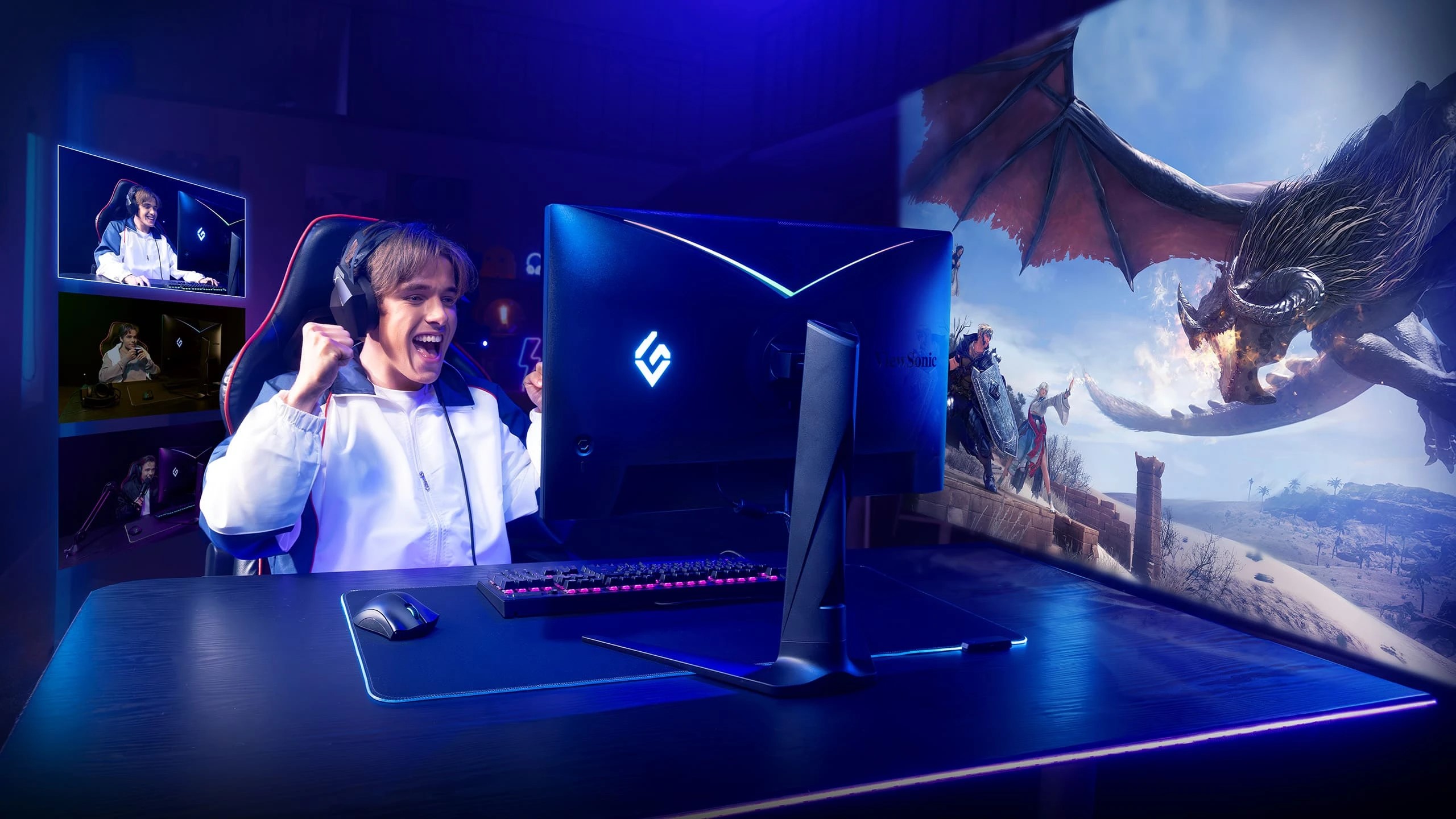 Màn Hình Gaming ViewSonic XG275D1-4K 27 Inch IPS UHD 160Hz / FHD 320Hz 0.5ms