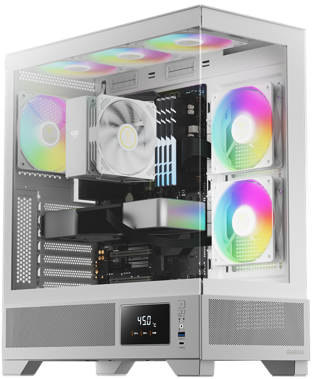 Vỏ máy tính Gamdias ATLAS M1 White