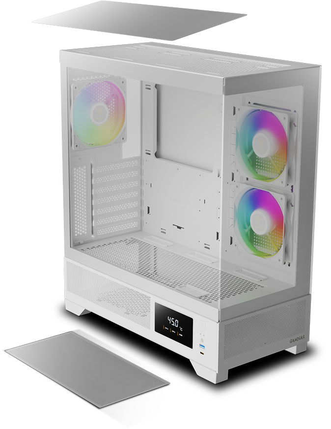Vỏ máy tính Gamdias ATLAS M1 White