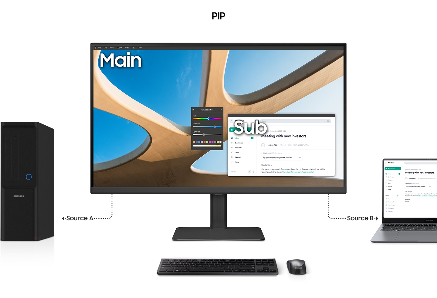 Màn Hình đồ hoạ Samsung ViewFinity S6 S60UD LS32D604UAEXXV 32 inch 2K IPS 100Hz