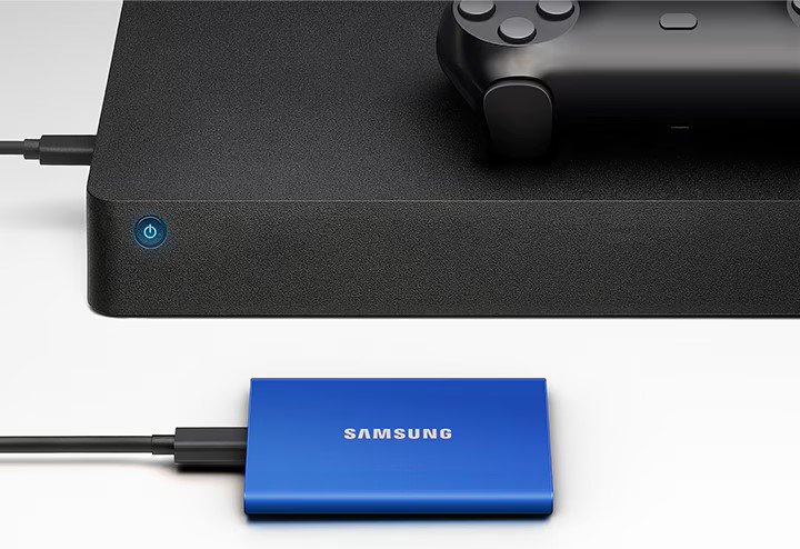 Ổ Cứng Di Động SSD Samsung T7 USB-C 3.2 Gen2 1TB BLACK