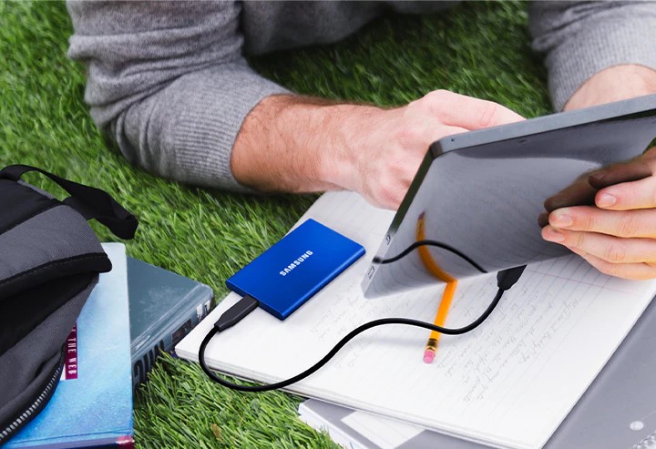 Ổ Cứng Di Động SSD Samsung T7 USB-C 3.2 Gen2 1TB