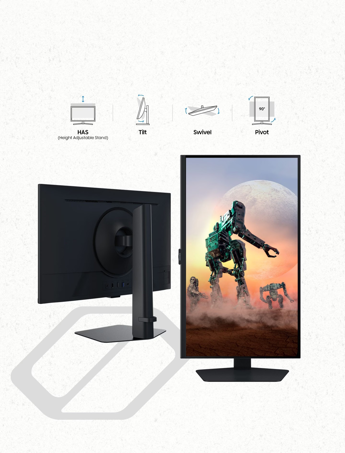 Màn Hình Samsung Odyssey G5 G50D LS27DG502EEXXV 27 inch QHD IPS 180Hz