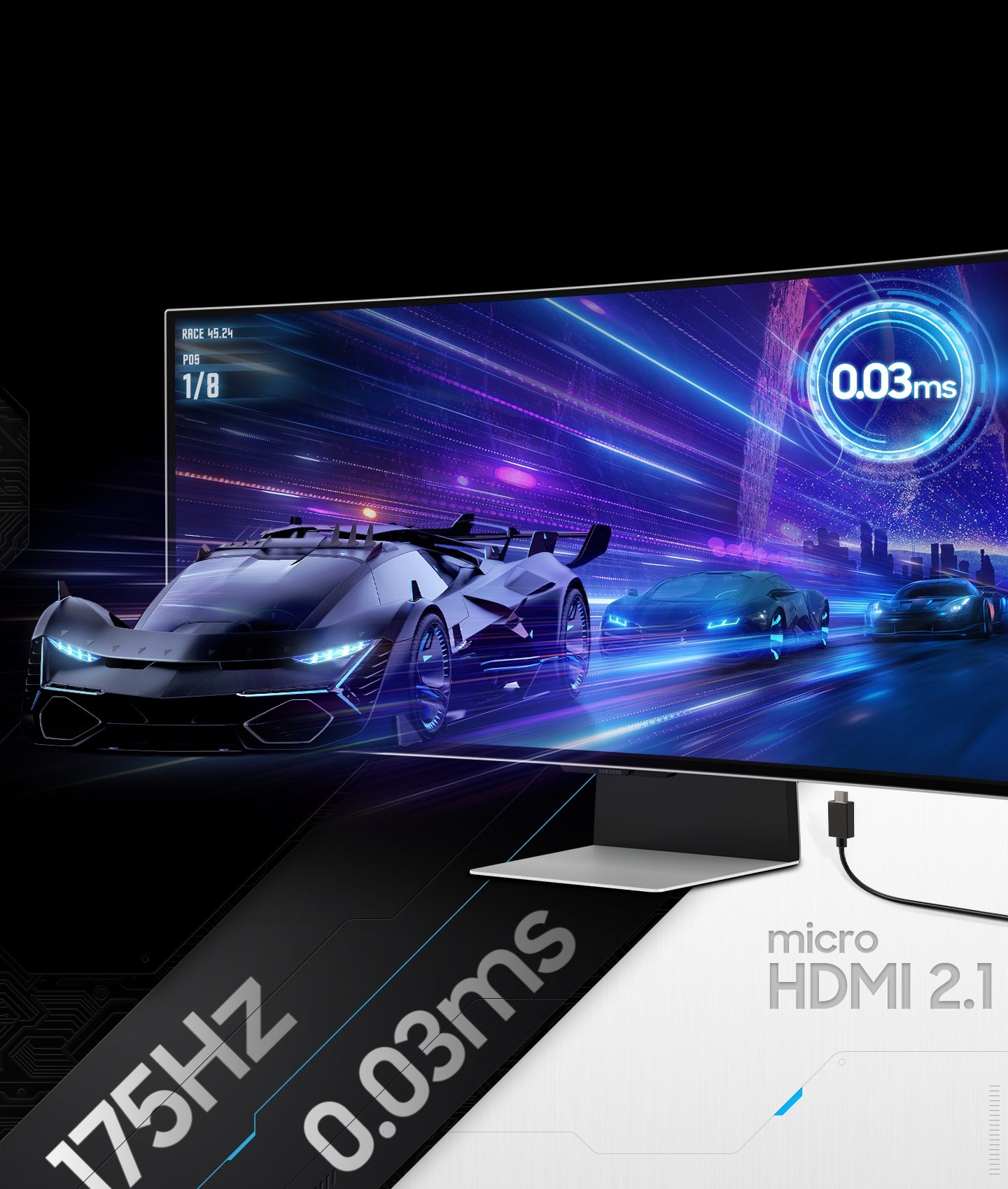 Màn Hình Samsung Odyssey OLED G8 LS34BG850SEXXV 34 inch UWQHD OLED 175Hz