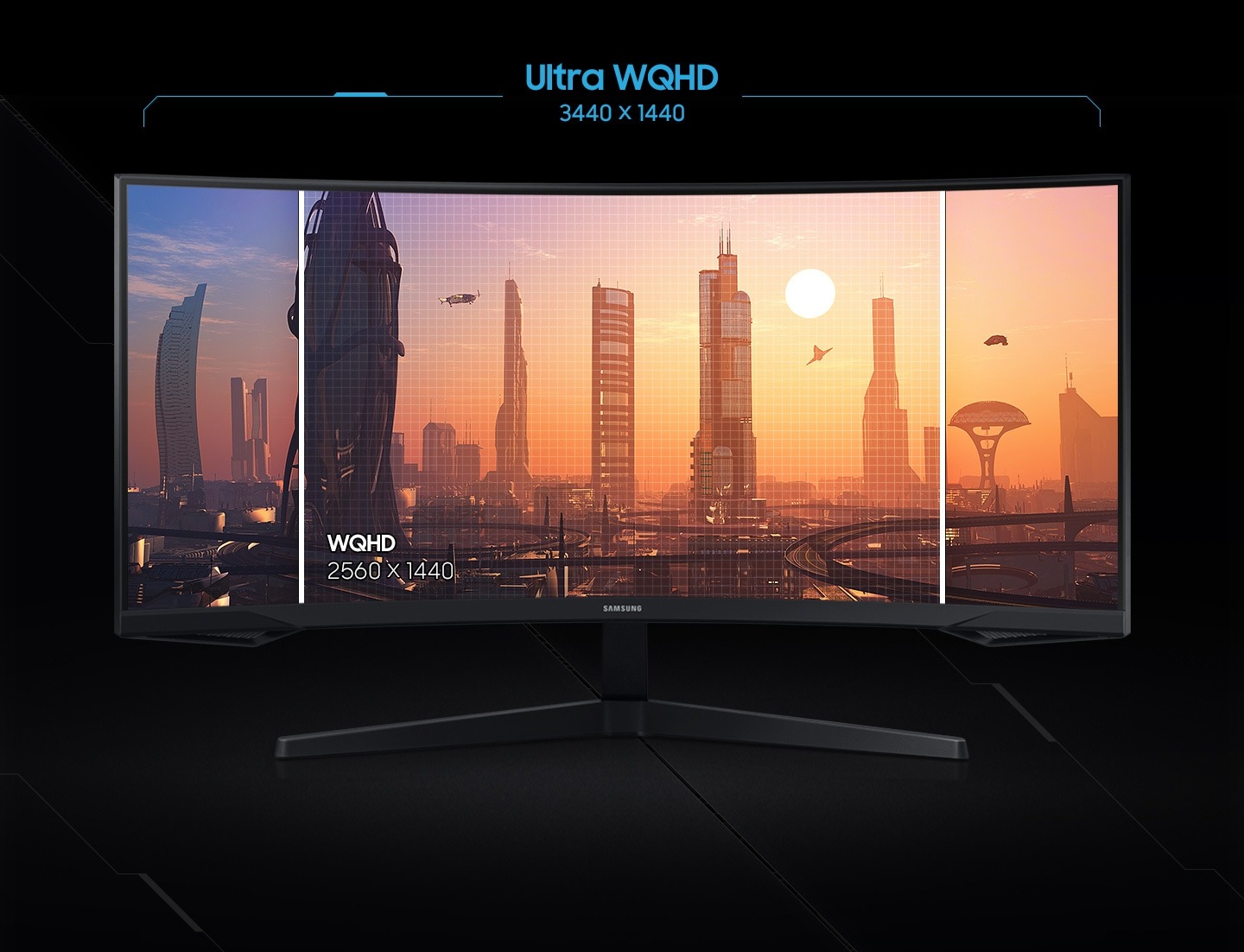 Màn Hình Samsung Odyssey G5 LC34G55TWWEXXV 34 Inch WQHD VA 165Hz