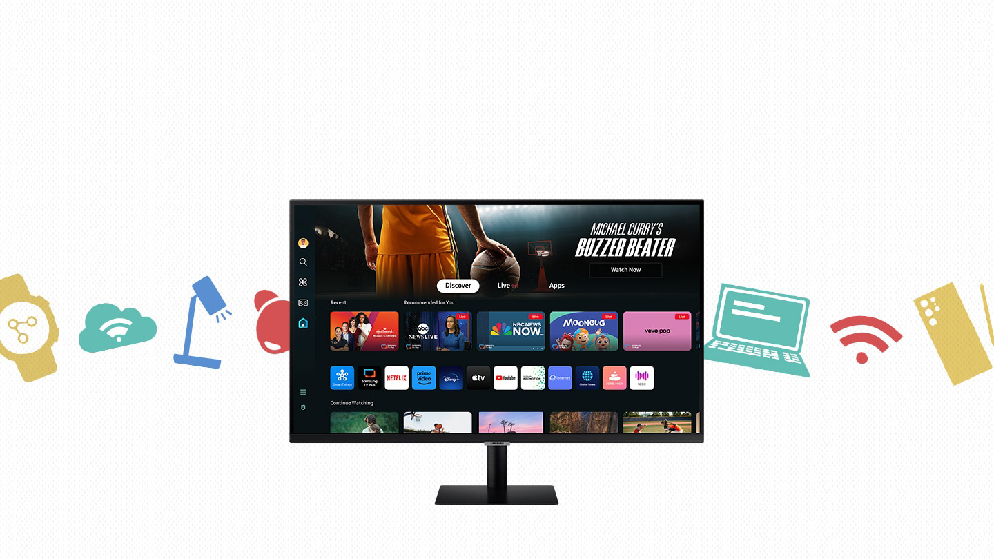 Màn Hình Thông minh Samsung M7 M70D LS32DM700UEXXV 32 inch UHD VA 60Hz