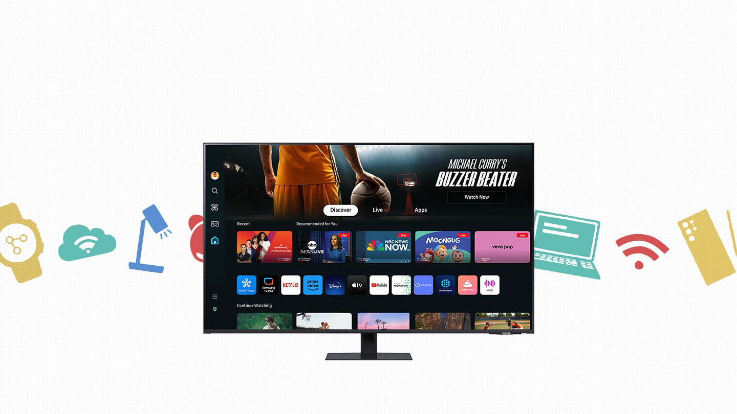 Màn Hình Thông minh Samsung M7 M70D LS43DM702UEXXV 43 inch UHD VA 60Hz