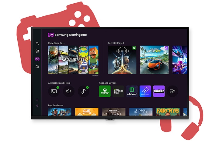 Màn Hình Thông Minh Samsung LS32DM500EEXXV M5 32 inch FHD VA 60Hz