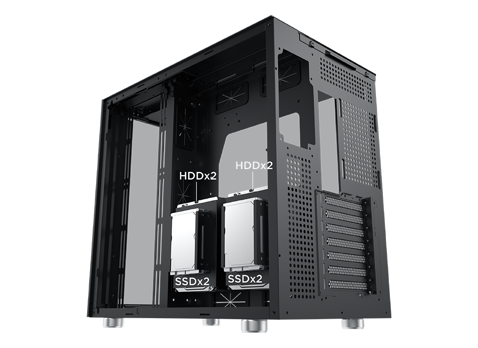 Vỏ Case Xigmatek Aqua Ultra Black