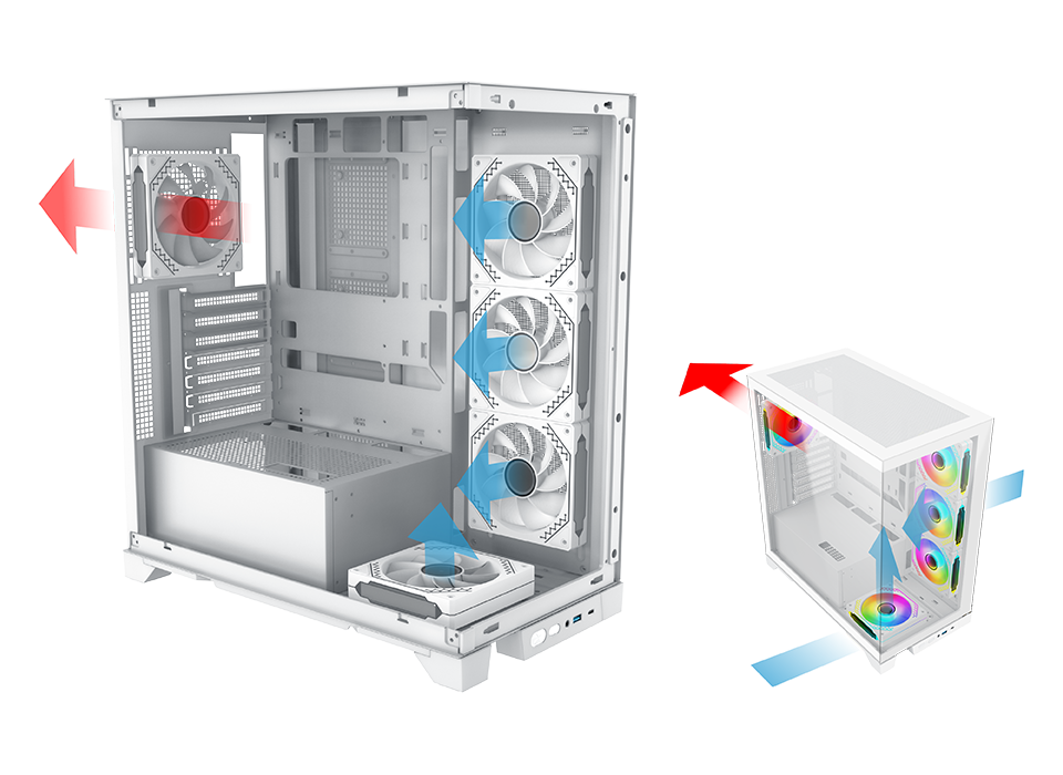 Vỏ Case Xigmatek Endorphin Ultra Artic