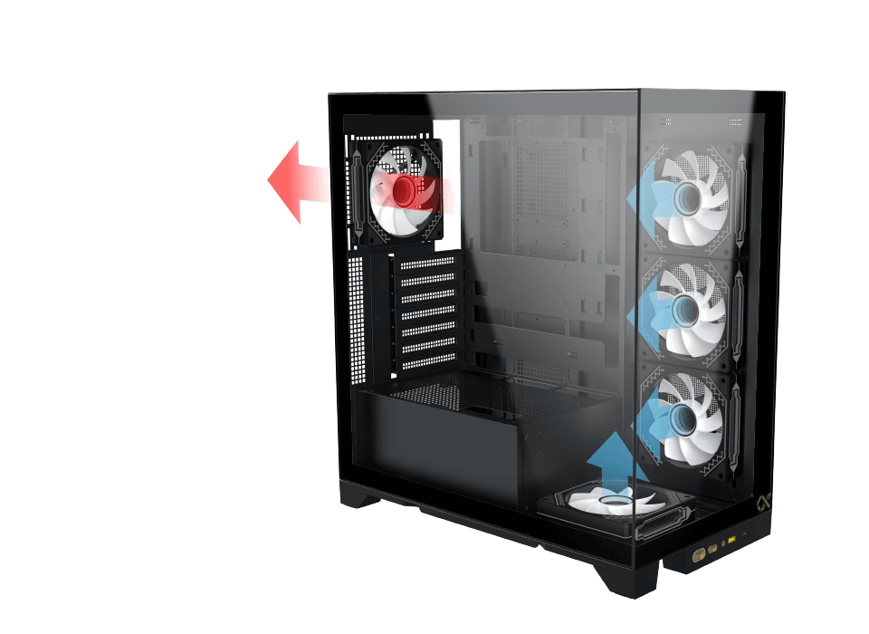 Vỏ Case Xigmatek Endorphin Ultra Black