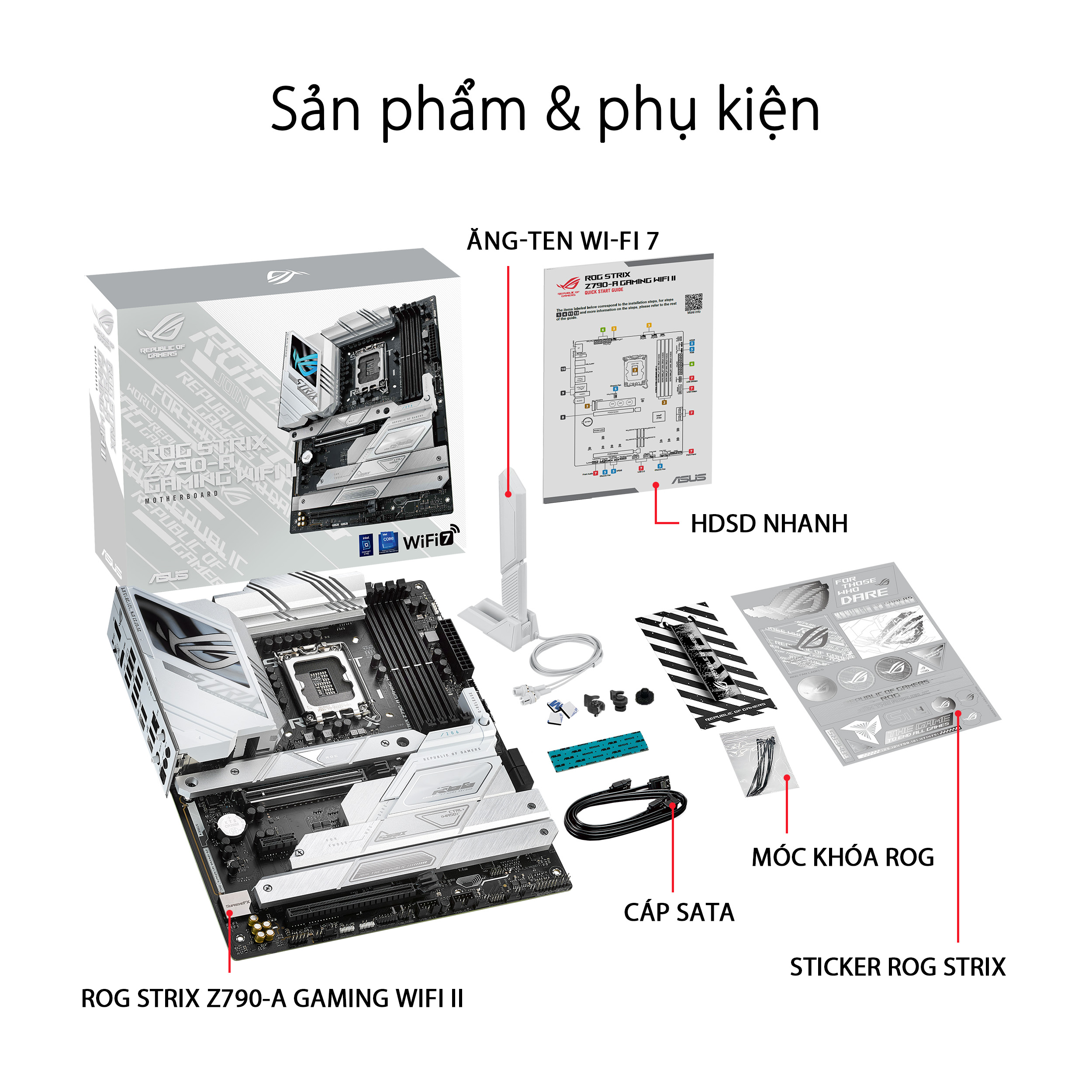 Bo mạch chủ Mainboard Asus ROG Strix Z790-A Gaming Wifi II DDR5