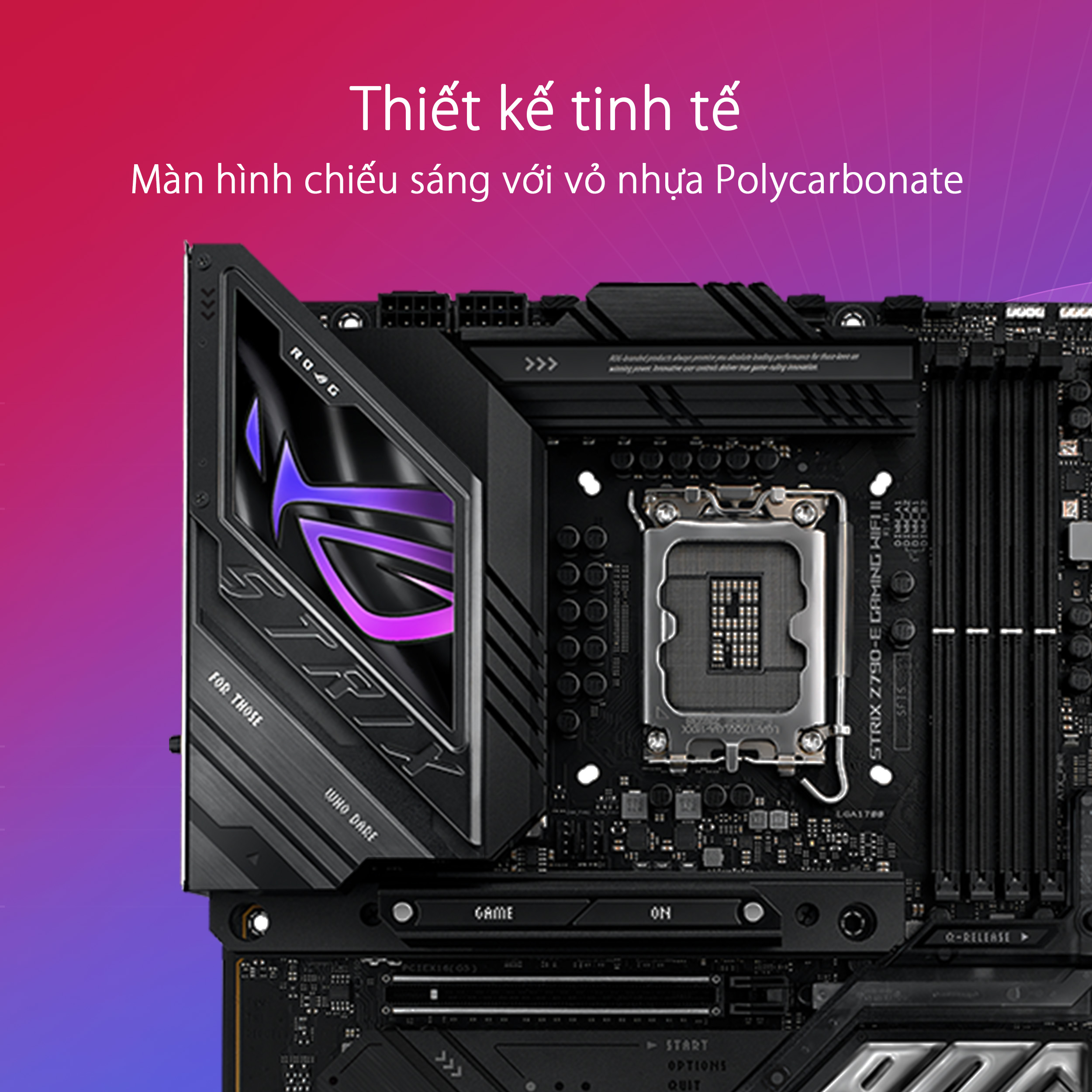 Bo mạch chủ ASUS ROG Strix Z790-E Gaming Wifi II DDR5